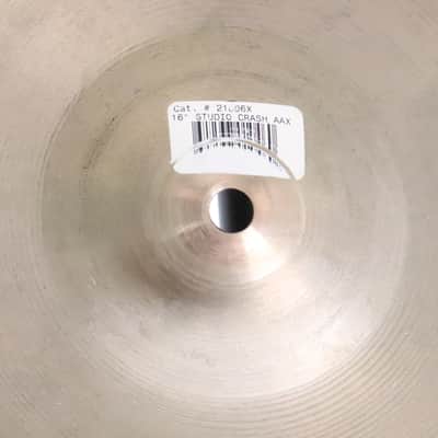 Sabian 16" AAX Studio Crash Cymbal image 15