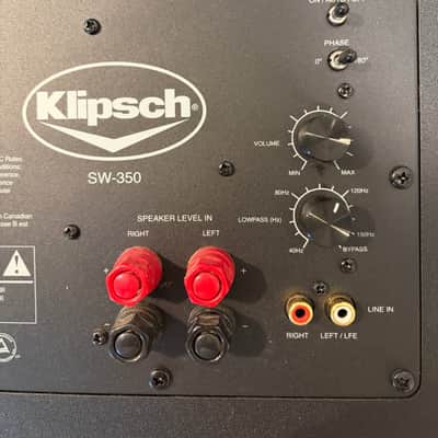 Klipsch SW-350 Powered Subwoofer 8" Down-Firing 350W Home Theater Bass Tested image 8