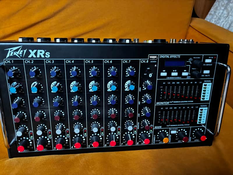 Peavey XR-S 9-ch Powered Mixer with FX 2010s - Black image 1
