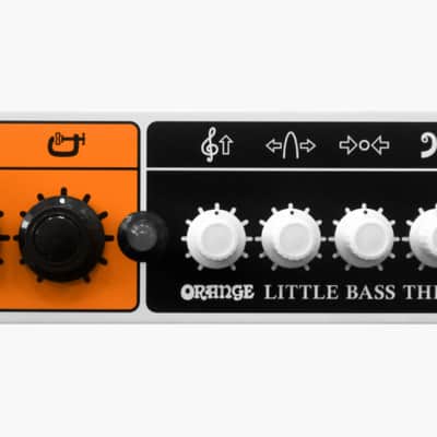 Orange Little Bass Thing 500-Watt Bass Amp Head 2020 - Present - White / Orange / Black image 1