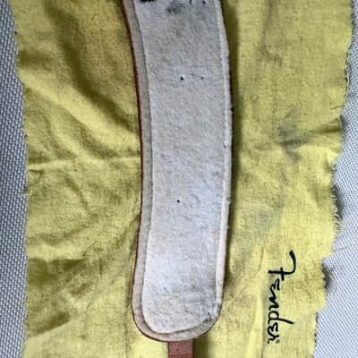 Fender Leather strap original 1965 - Black image 4
