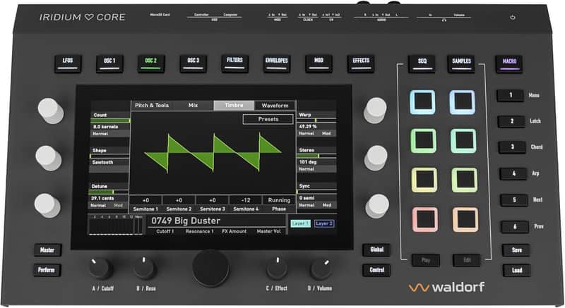 Waldorf Iridium Core Polyphonic Desktop Synthesizer image 1