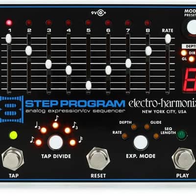 Electro-Harmonix 8-STEP PROGRAM Analog Expression/CV Sequencer Pedal image 1