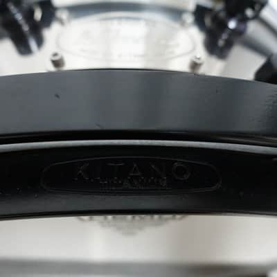 Kitano Takumi model 3mm thick Titanium w/ Titanium hoops snare drum 14x5.25 image 3