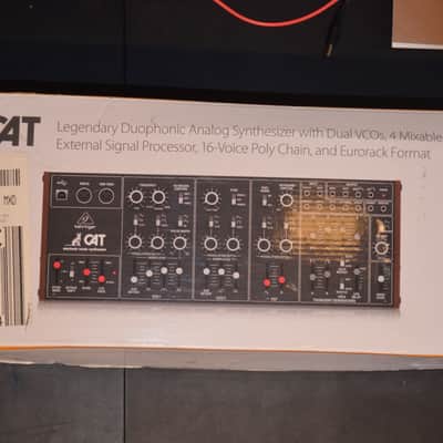 Behringer Cat Duophonic Analog Synthesizer 2020 - Present - Black