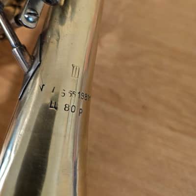 Soviet Trumpet Cornet USSR Leningrad Musical Wind Instrument Horn Vintage and Rare Bild 7