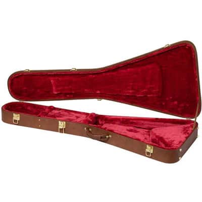 GIBSON ACCESSORIES ASFVCASE-ORG Original Case Collection - Flying V Original Hardshell Case (Brown) Brown image 2