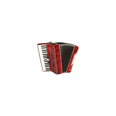 Hohner Accordions Hohnica 1305-RED 34-Key Entry-Level Piano Accordion (Red) image 3