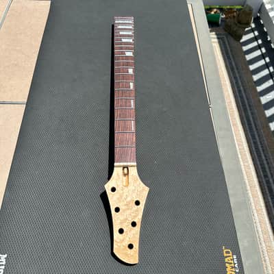 Warmoth Meadowhawk (Fits Stratocaster) Neck - Birdseye Maple + Rosewood, Stainless Jumbo frets, 25.5" Scale, 42mm Nut image 10