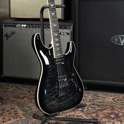 Schecter Omen Extreme-6 Electric Guitar - See Thru Black image 15