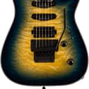 Mint Jackson Pro Plus Series Soloist SLA3Q Amber Blue Burst Ebony Fingerboard
