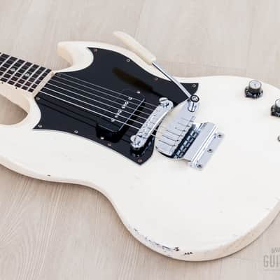 1967 Gibson SG Junior Vintage Guitar Polaris White w/ Case image 10