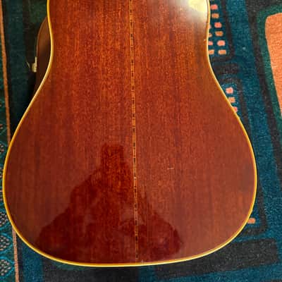 Gibson Hummingbird 1973 - Cherry Sunburst w/ Gibson HSC image 10