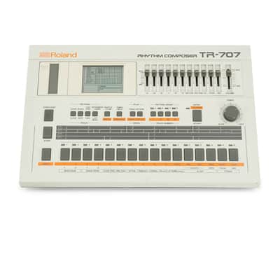 Vintage Roland TR707 Rhythm Composer Analog Drum Machine | Used image 1
