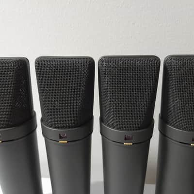 Neumann U 87 microphones sequential serial numbers-1979- Matte Black image 3
