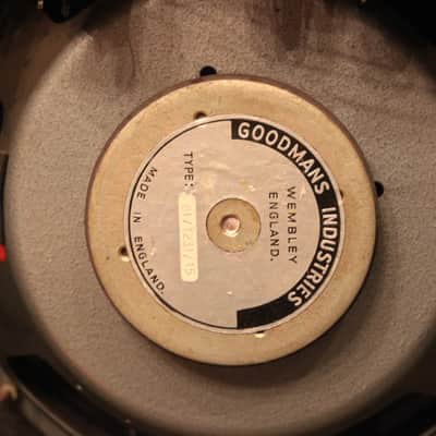 Vintage 1967 Selmer Vanguard Black Silver 15w Valve Amplifier w/ Pedal MINT image 13