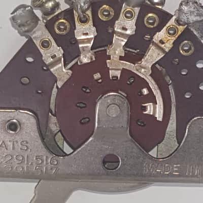 1950 CRL 1454 Fender Telecaster Stratocaster Esquire 3 way Centralab switch w/ 2 pat. # image 13