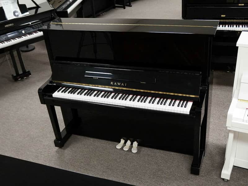 KAWAI NS10 Professional Upright Piano BLACK POLISH image 1
