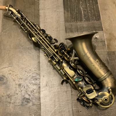 P. Mauriat System-76 Curved Soprano Saxophone SYSTEM-76SCDK - Dark Vintage Lacquer image 2