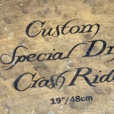 19” Zildjian RARITIES K CUSTOM SPECIAL DRY Crash/Ride 1804g image 2