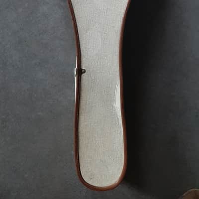cheney Vintage Hard Case 1950-60's - White vintage Hard case guitar CHENEY ENGLAND 1950'S for dreadnought image 1
