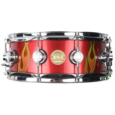 DW Collectors Series 3-Piece Flame Drum Kit (Kick, Snare, Floor Tom) Owned by Brian Setzer image 18