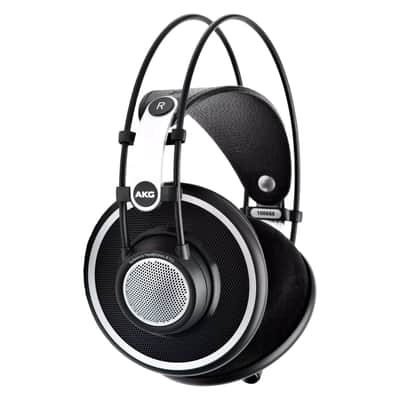AKG K702 K 702 Studio/Audiophile Headphones+Audio Technica Condenser Microphone image 4