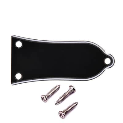 Truss Rod Cover for Guitar 3 Ply Black 3 Hole Bell for Epiphone Les Paul Black image 6