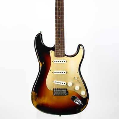 Fender Custom Shop LTD NAMM 59 Reissue Stratocaster Heavy Relic 2017 Roasted Neck 1959 Sunburst image 6