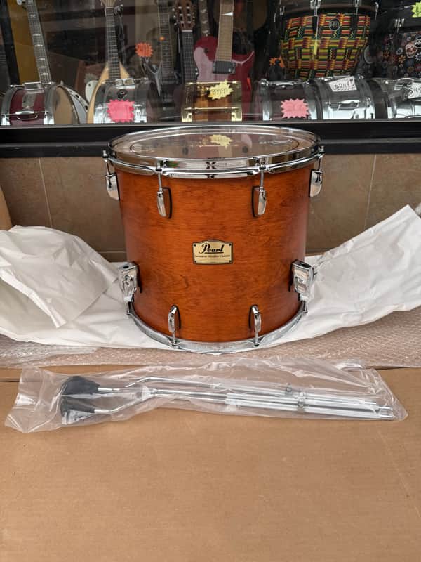 Pearl Session Studio Classic 16" x 14" Floor Tom Matte Liquid Amber #389 - Brand New image 1