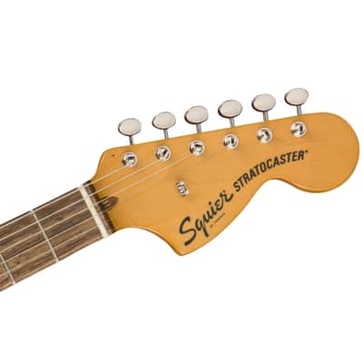 Squier Classic Vibe '70s Stratocaster, Indian Laurel Fingerboard, Natural - 0374020521 Bundle w/ 12-Pack Guitar Pick and Liquid Audio Polishing Cloth image 3