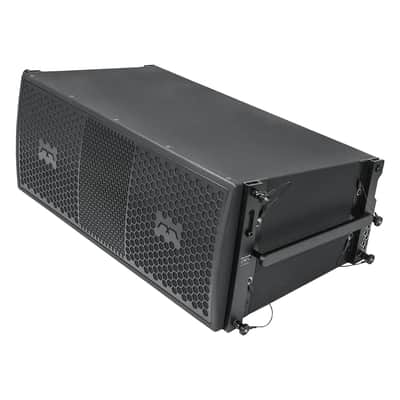 FILA-210WR | MODE Audio Weatherproof Outdoor Dual 10″ 1200W Passive Line Array Loudspeaker with Italian Neodymium Drivers, Full-Range / Bi-Amp, Black image 3