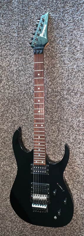 2002 Ibanez RG620X-GK Standard electric  guitar piezo pickup  edge tremolo USA  made Dimarzio pick ups galaxy Black made in japan image 1