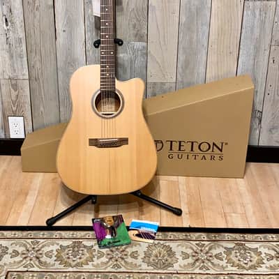 Teton STS105CENT Acoustic Electric Dreadnought Guitar, Solid Cedar Top, Buy it Here we Ship so FAST image 15
