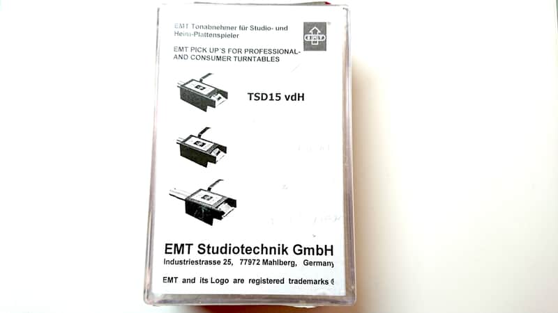 EMT TSD15 vdH van den Hul diamond tip - in the original box with all documents image 1