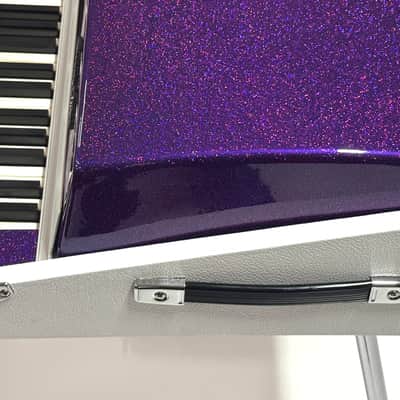 Rhodes Mark I Stage 73-Key Electric Piano, Refurbished in custom purple sparkle image 9