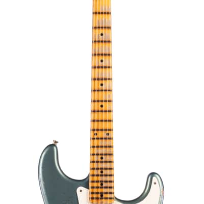 Fender Custom Shop 1956 Stratocaster Hardtail Heavy Relic Super Aged Lake Placid Blue (259) image 6