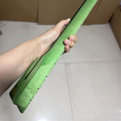 New green gloss 22fret stainless steel Frets Maple electric guitar neck Parts image 4