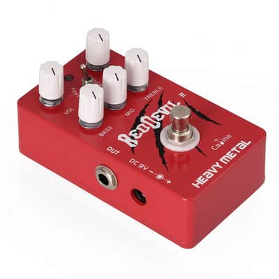 Caline CP-30, Red Devil Heavy Metal Distortion Guitar Effect Pedal true Bypass image 2
