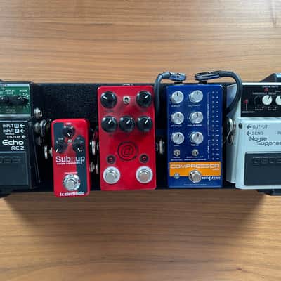 Stompire SX1 Custom Pedalboard | Recycled Plastic | Power Supply Space Underneath image 9