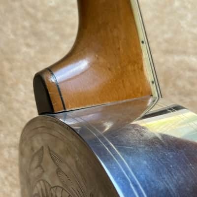 1937 National Style 3 Single Cone Mandolin w' Calton Flight Case Lilly of the Valley image 22