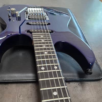 ESP M-III CUSTOM SHOP Cyber Joint Prototype Ash & Mahogany HSS Super Strat FR Floyd Rose Mirage II Guitar image 17