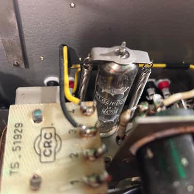 Heurtier 6w single ended el84 vintage tube amplifier project PA filmosound amp image 16