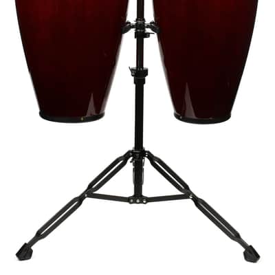 Latin Percussion Aspire Wood Conga Set - 10/11 inch Dark Wood image 1