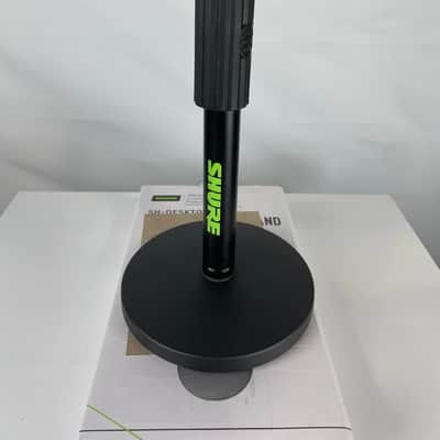 Shure by Gator SH-DESKTOP1 Round Base Desktop Microphone Stand, Black image 1