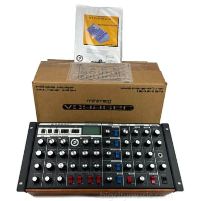 Moog Minimoog Voyager RME Rack Mount Edition Monophonic Synthesizer 2005 - 2015 - Black image 9