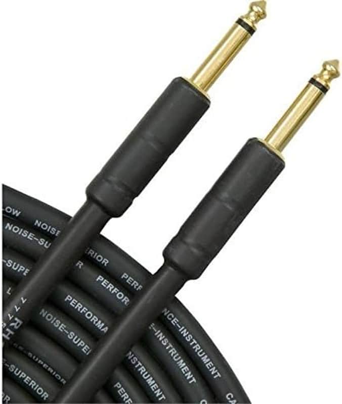 Pig Hog 18.5' Black Rubber Instrument Cable (PH186) image 1