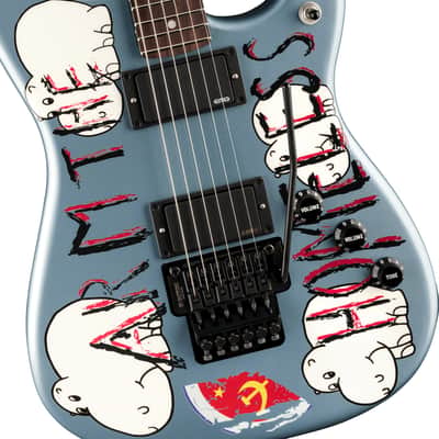 Fender Tom Morello Arm The Homeless Stratocaster - Blue Ice Metallic image 6