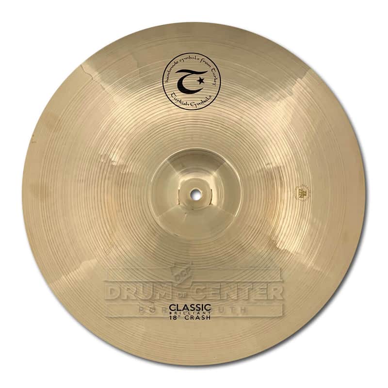 Turkish Classic Brilliant Crash Cymbal 18" image 1