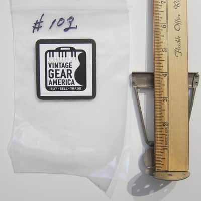 Harmony Silvertone & Others Vintage Acoustic & Electric Guitar Tailpiece Authentic Vintage Part Circa-1950s-1960s-Nickel Silver image 9